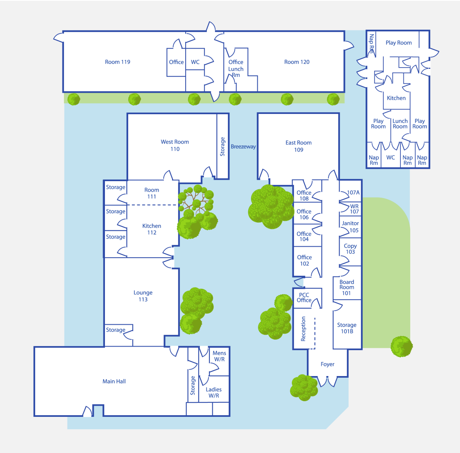 PCCS arial view graphic